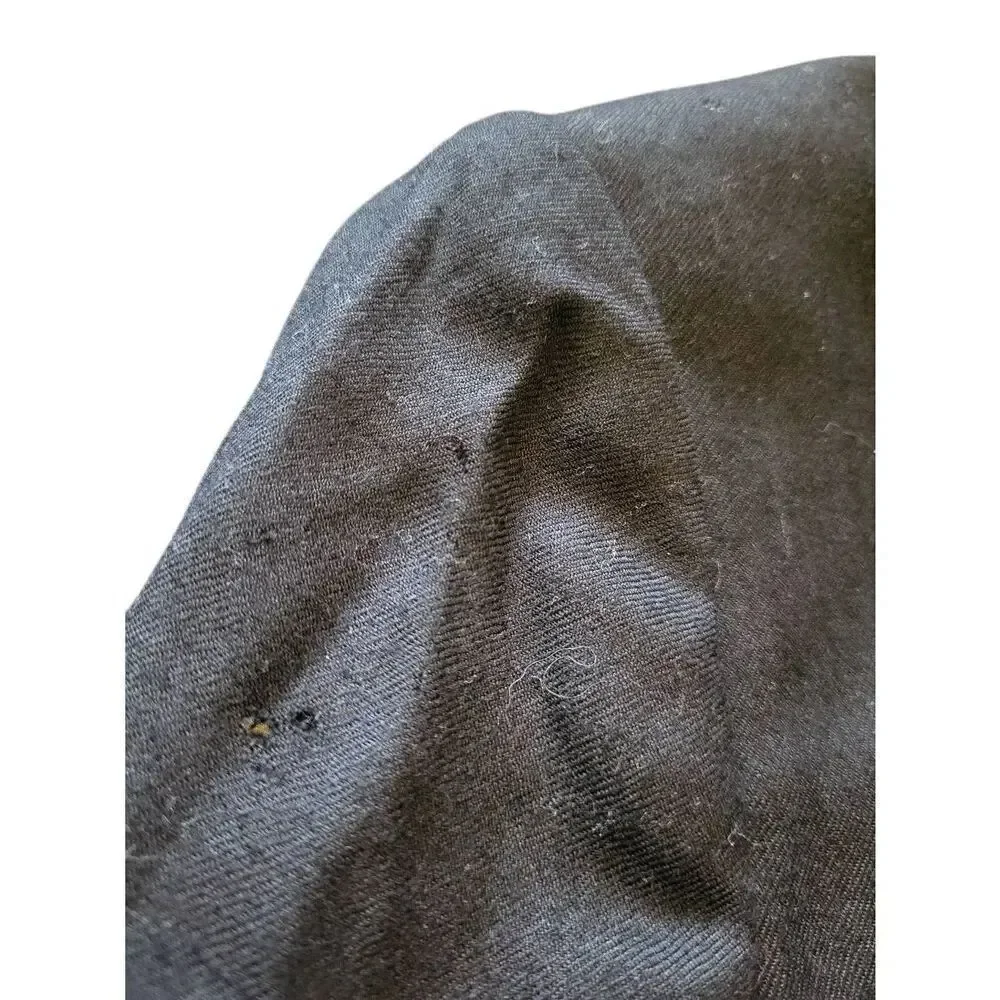 J. Crew Schoolboy Blazer Women's 4 Black Wool Gold Button Tailored Preppy